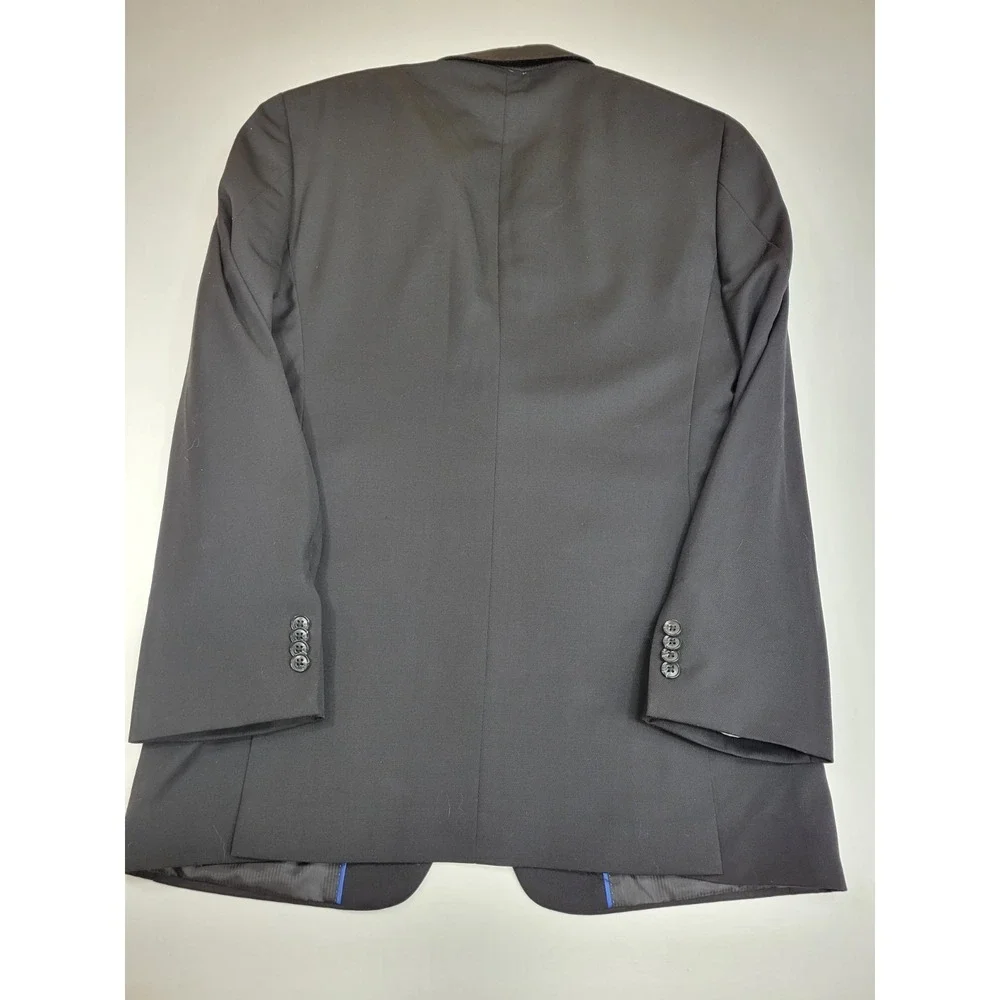 Madison Men's Black 2 Button Sport Coat Blazer Jacket Size 40R Classic Fit
